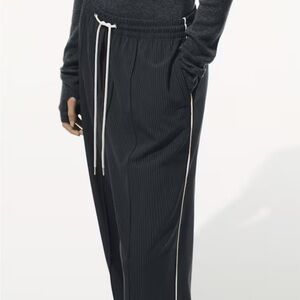 NWT H&M WIDE LEG TWILL PANTS